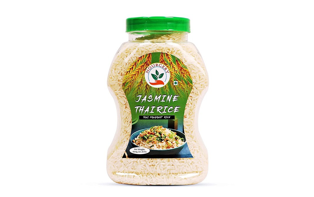 Nourcery Jasmine Thai Rice    Plastic Bottle  600 grams